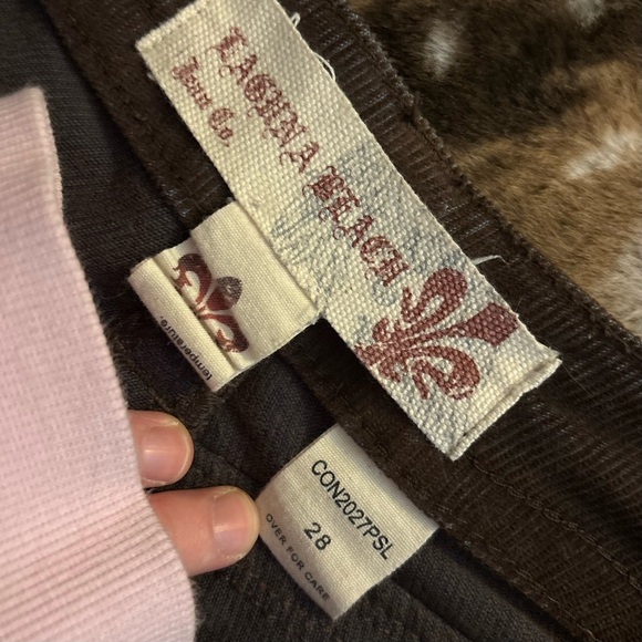 Brown Laguna Beach Flare Jeans with Embroidered Pockets - Picture 7 of 7